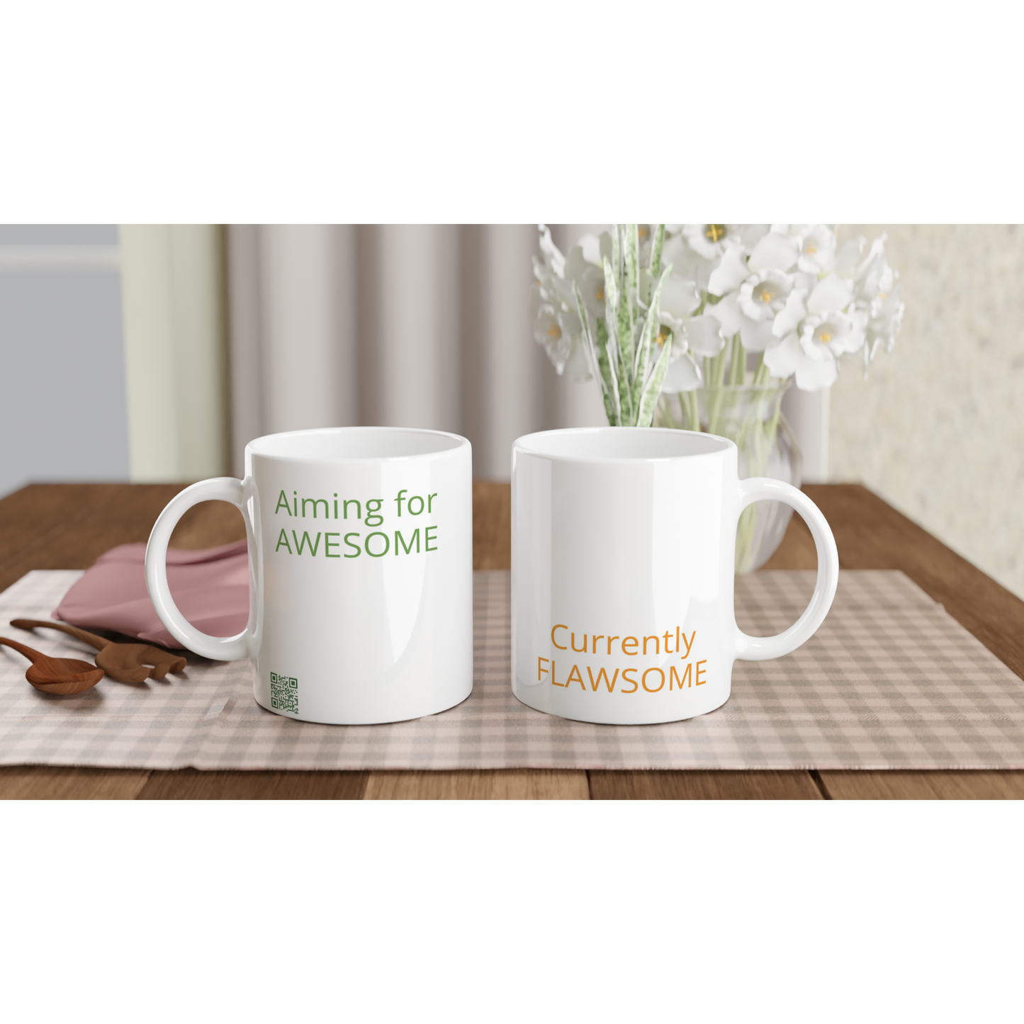 Flawsome to awesome mug