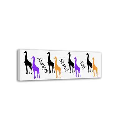 Giraffe canvas