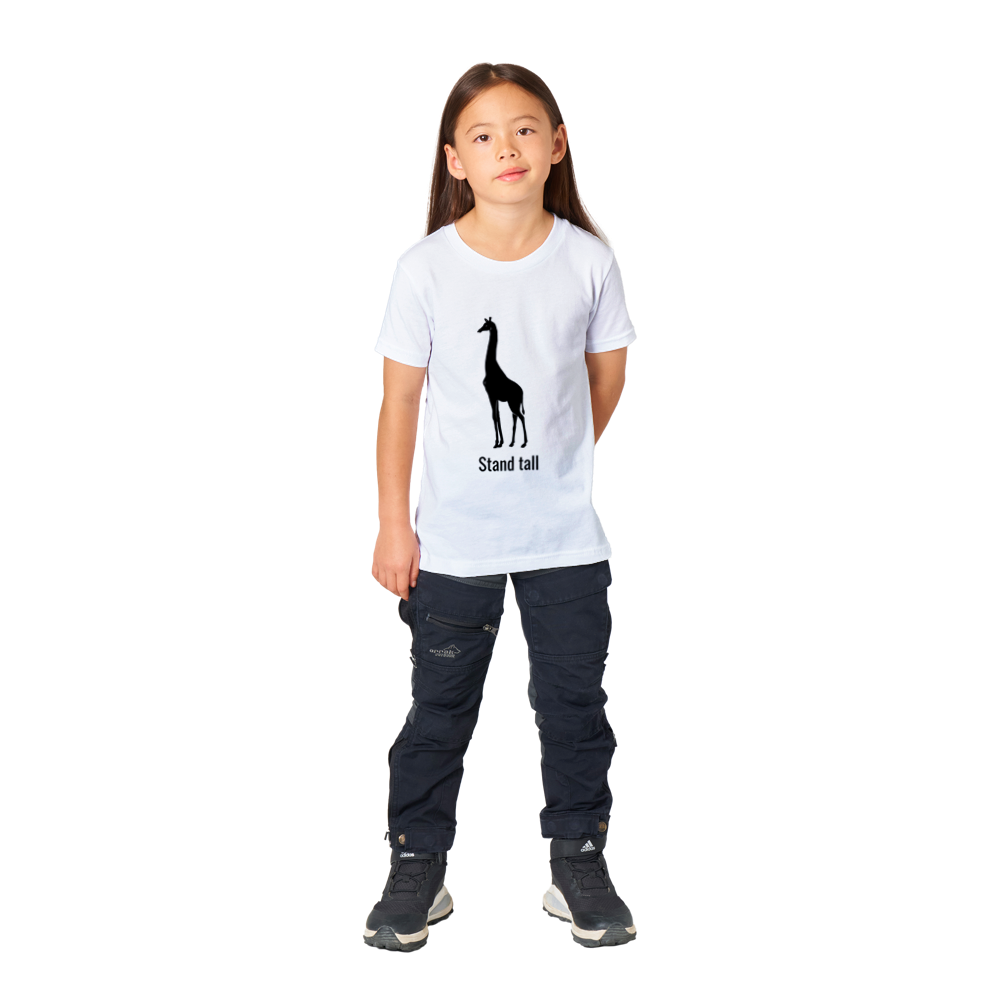 Stand tall: Premium Kids Crewneck T-shirt