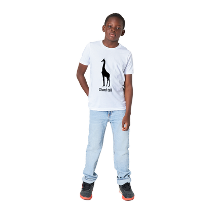 Stand tall: Premium Kids Crewneck T-shirt