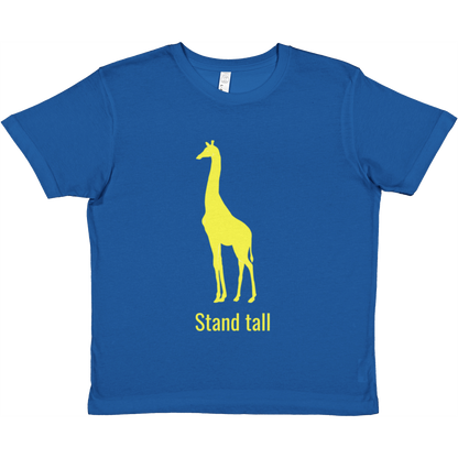 Stand tall: Premium Kids Crewneck T-shirt